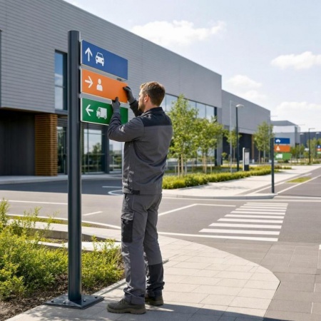 Fl&eacute;chage et panneaux directionnels, comment optimiser l'orientation sur site